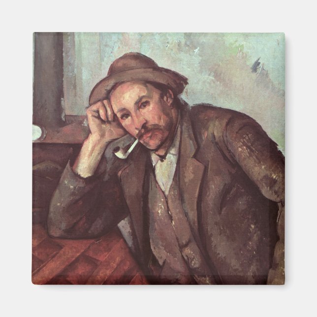 Íman Paul Cezanne | O Fumante, 1891-1992 (Frente)