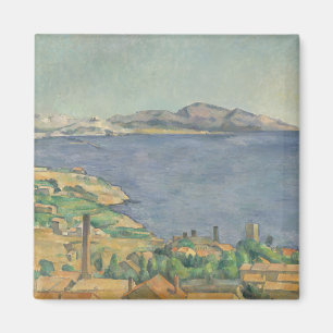 Íman Paul Cezanne   o golfo de Marselha visto de L
