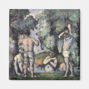 Íman Paul Cezanne   os cinco Bathers, c.1875-77