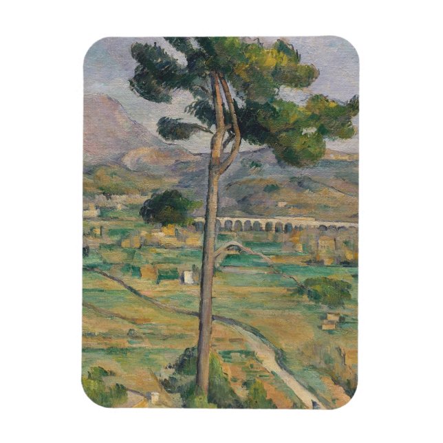 Íman Paul Cezanne | Paisagem com viaduto (Vertical)