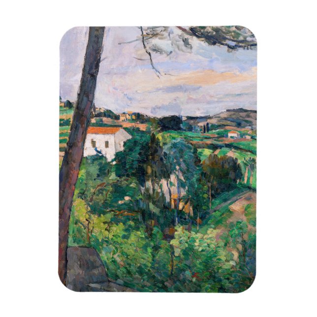 Íman Paul Cezanne - Pinheiro em L'Estaque (Vertical)