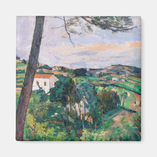 Íman Paul Cezanne - Pinheiro em L'Estaque (Frente)