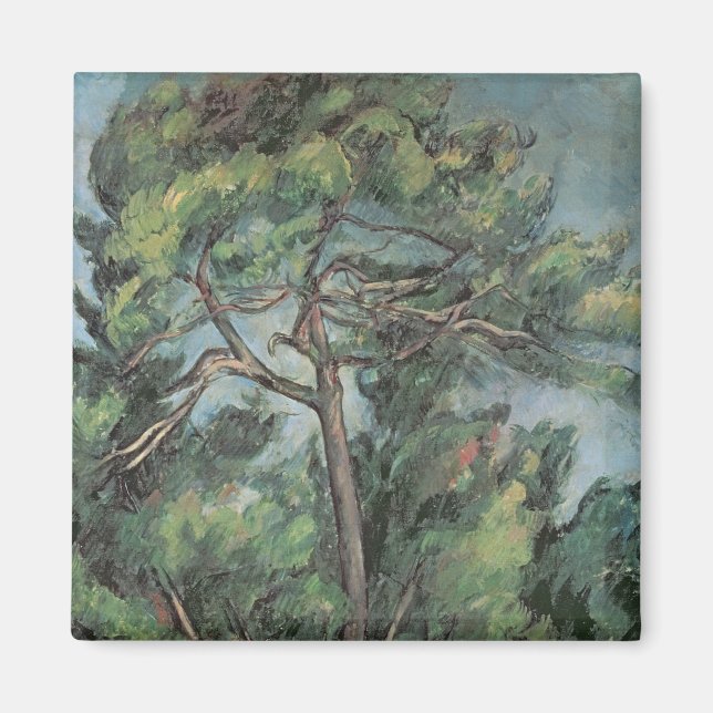 Íman Paul Cezanne | Pinheiro grande, c.1889 (Frente)