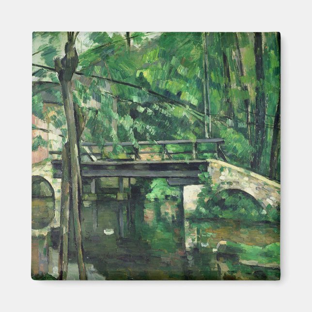 Íman Paul Cezanne | Ponte em Maincy ou na Ponte (Frente)