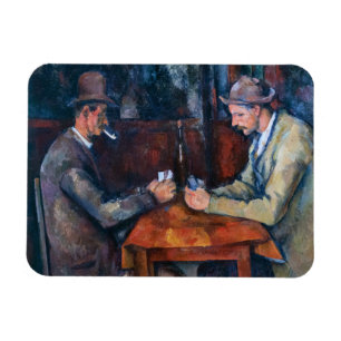 Íman Paul Cezanne trabalho de arte - Os Jogadores De Ca