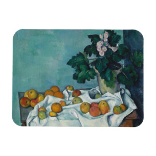Íman Paul Cezanne   Vida Estática com Maçãs e um Pot