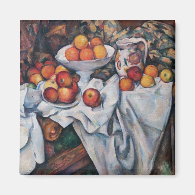 Íman Paul Cezanne - Vida Estática, Maçãs e Laranjas (Frente)
