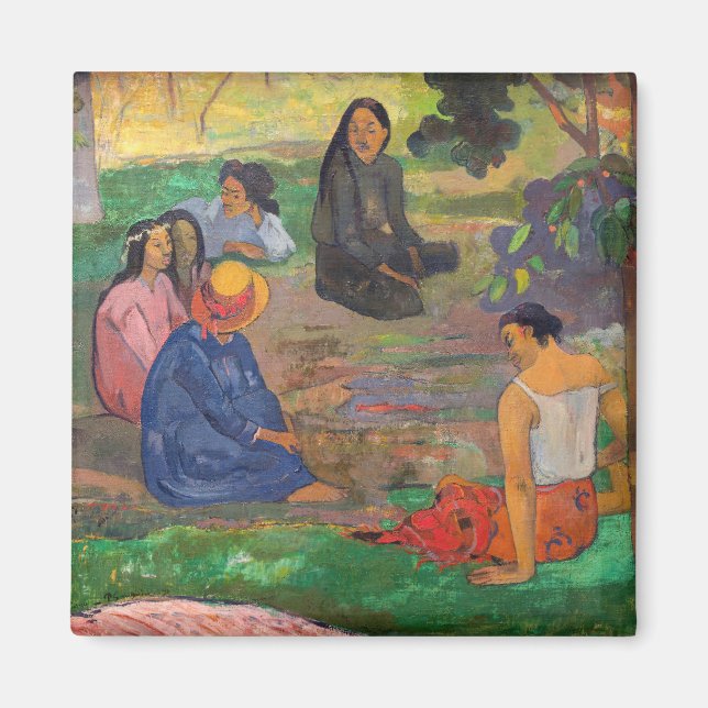 Íman Paul Gauguin - A Conversa / Les Parau Parau (Frente)
