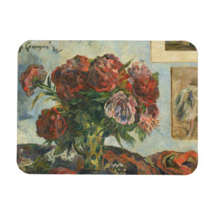 Íman Paul Gauguin - A Vida Estática com os Peonies