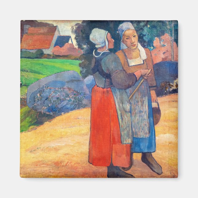 Íman Paul Gauguin - Camponesas Bretãs (Frente)