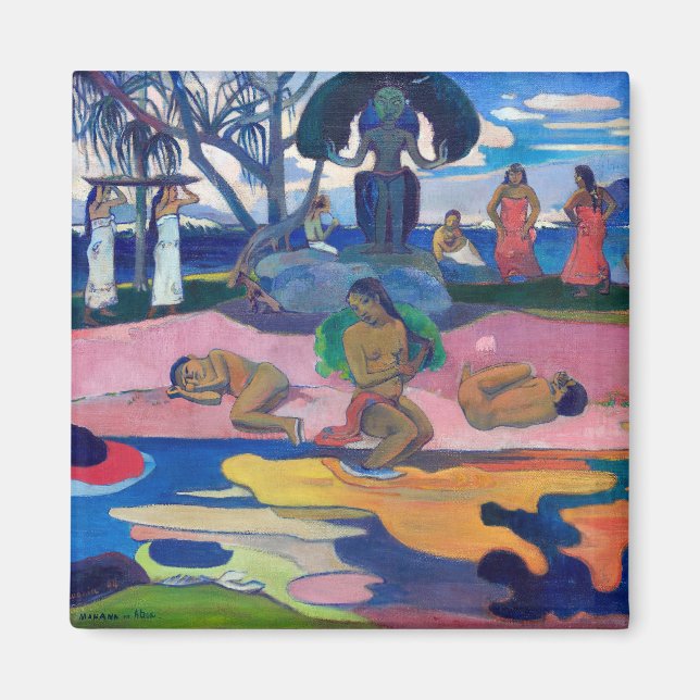 Íman Paul Gauguin - Dia do Deus / Mahana no atua (Frente)