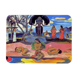 Íman Paul Gauguin - Dia dos Deuses - Pintura de Arte Fi