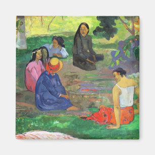Íman Paul Gauguin Les Parau Parau, ou conversação,