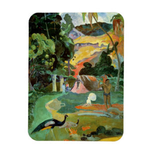 Íman Paul Gauguin  Matamoe ou Paisagem com Peacocks
