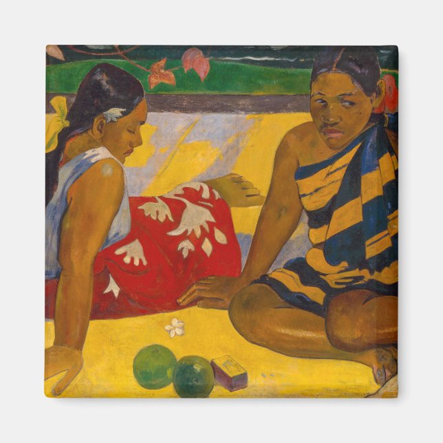 Íman Paul Gauguin - Mulheres taitianas / Parau Api (Frente)