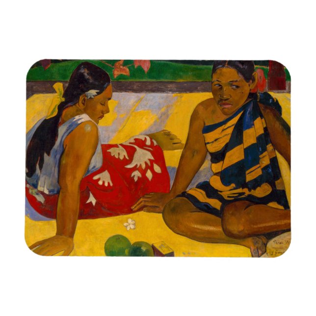 Íman Paul Gauguin - Mulheres taitianas / Parau Api (Horizontal)