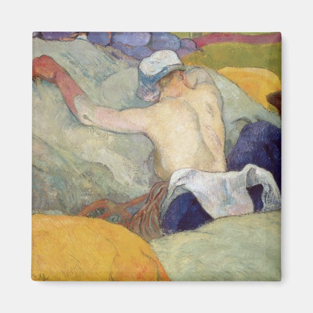 Íman Paul Gauguin | No calor ou nos porcos 1888 (Frente)