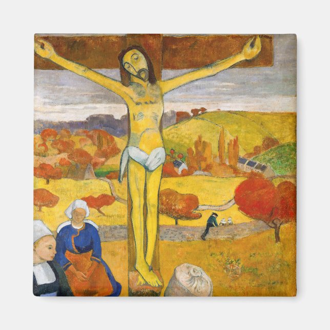 Íman Paul Gauguin - O Cristo amarelo (Frente)