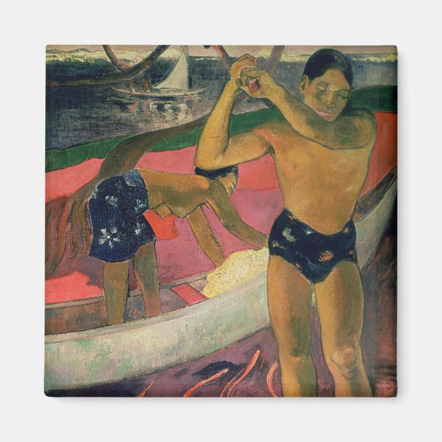 Íman Paul Gauguin | O homem com um áx, 1891 (Frente)
