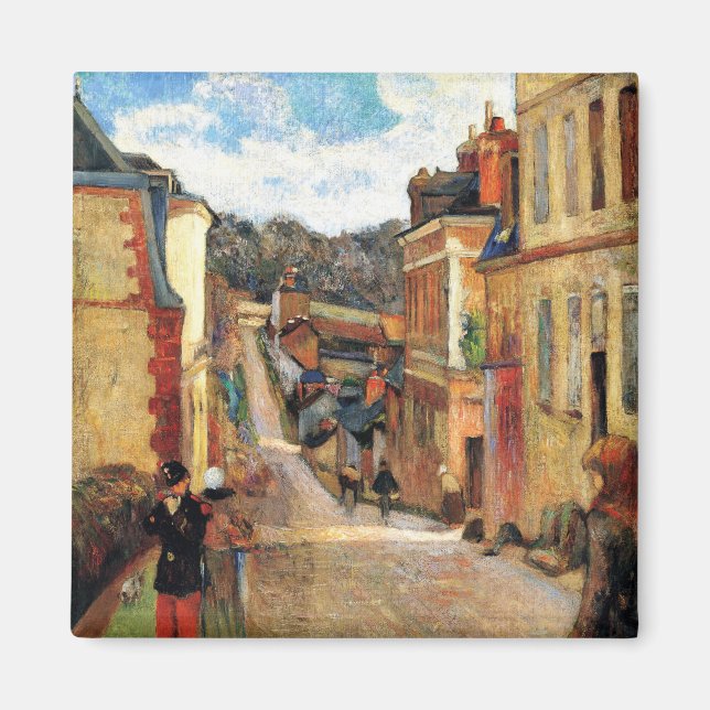 Íman Paul Gauguin, pintura de Rue Jouvenet em Rouen Mag (Frente)