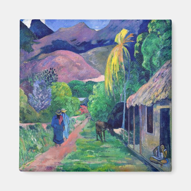 Íman Paul Gauguin - Rua no Taiti (Frente)