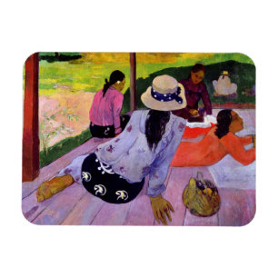 Íman Paul Gauguin Siesta, 1891-2 (óleo de canvas)