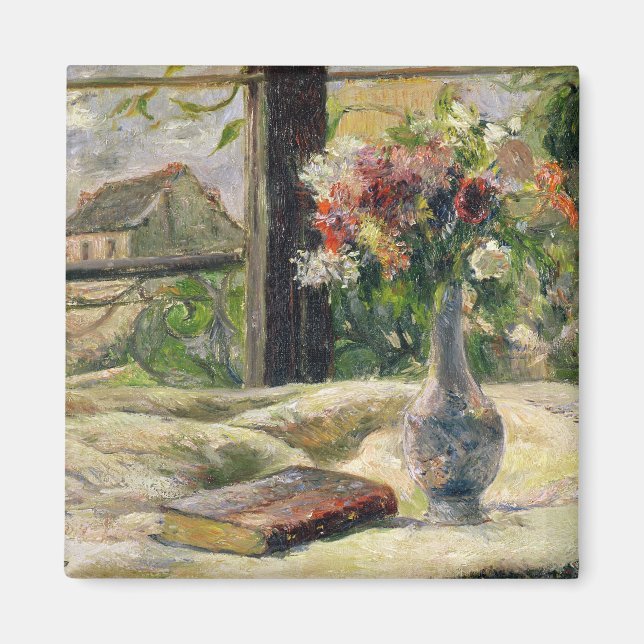 Íman Paul Gauguin | Vaso de flores (Frente)
