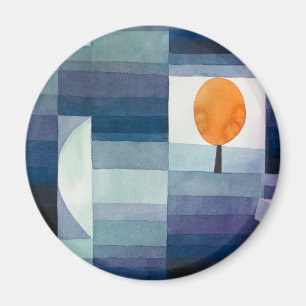 Íman Paul Klee Abstrato Tree Blue Painting