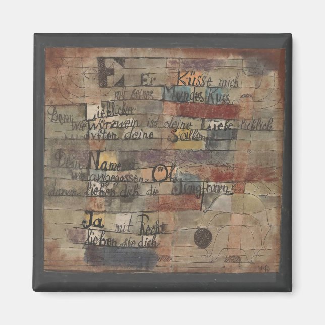 Íman Paul Klee (alemão, 1879 - 1940) (Frente)
