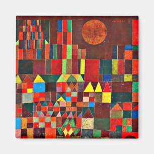 Íman Paul Klee art - Castle e Sun, 1928