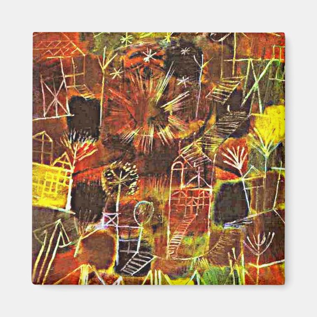 Íman Paul Klee, Composição Cósmica, (Frente)