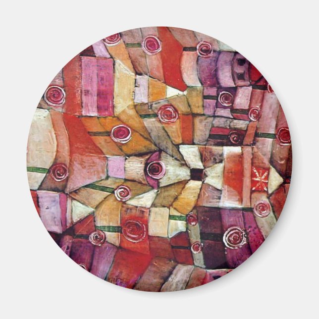 Íman Paul Klee - Jardim Rosa (Frente)