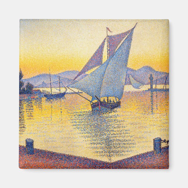 Íman Paul Signac - A Porta do Sunset, Opus 236 (Frente)