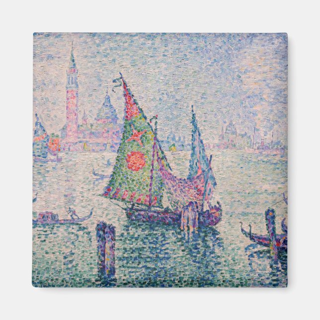Íman Paul Signac - A vela verde (Frente)