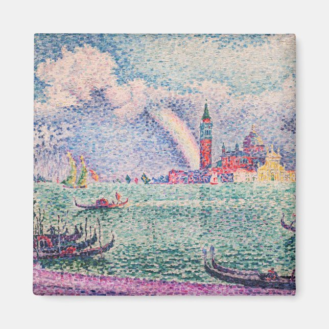 Íman Paul Signac - Arco-Íris, Veneza (Frente)
