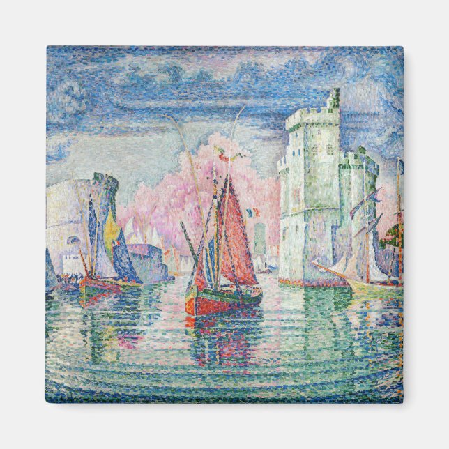 Íman Paul Signac - Entrada de La Rochelle Harbor (Frente)
