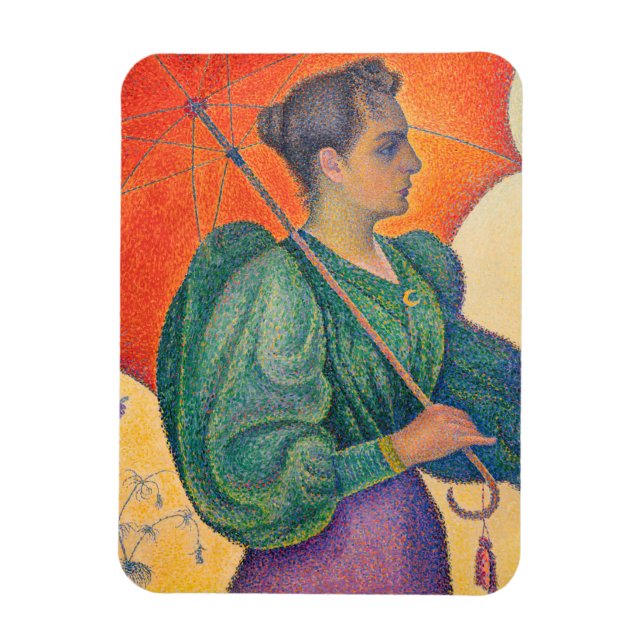 Íman Paul Signac - Mulher com Parasol (Vertical)