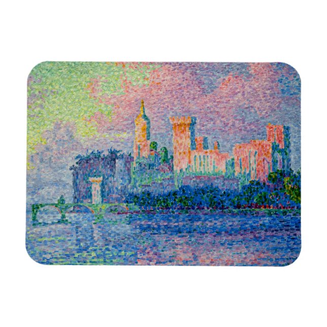 Íman Paul Signac - O Palácio Papal, Avinhão (Horizontal)