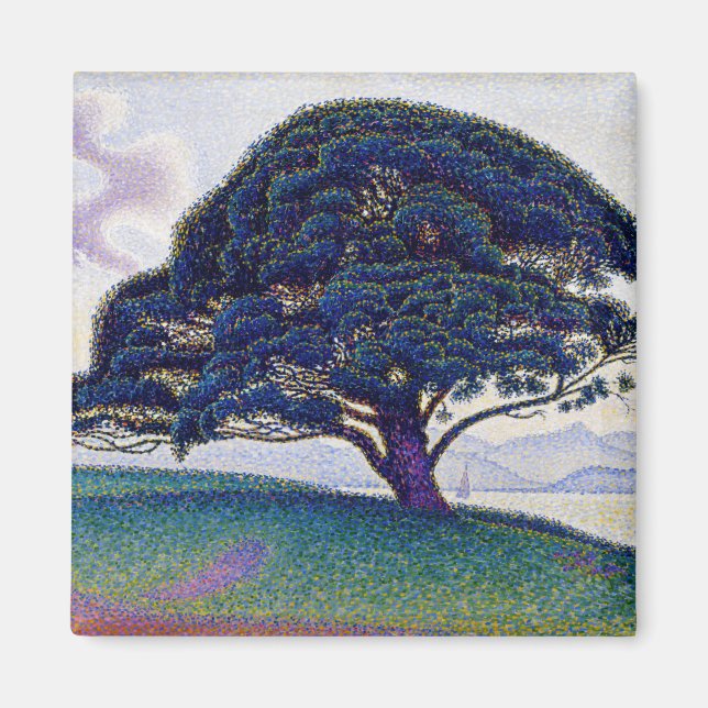 Íman Paul Signac - O Pinheiro Bonaventure (Frente)