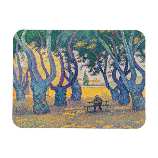 Íman Paul Signac - Place des Lices, Saint-Tropez (Horizontal)