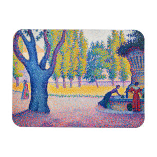 Íman Paul Signac - Saint-Tropez, Fontaine des Lices