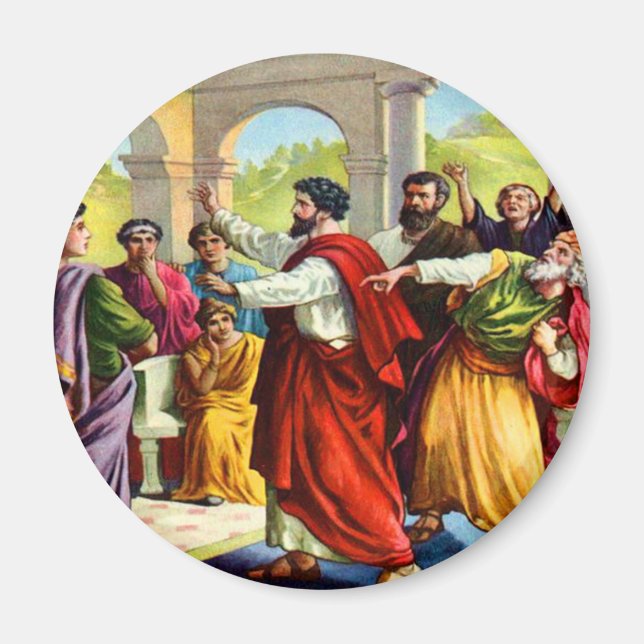 Íman paul stier up antioch Magnet (Frente)