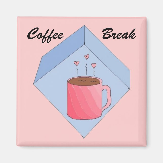 Íman Pausa para o Café (Frente)