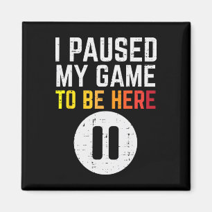 Íman Pausou Meu Jogo Para Estar Aqui Vídeo Jogo Homens