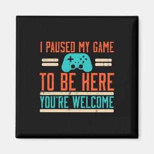 Íman Pausou Meu Jogo Para Estar Aqui Vídeo Jogo Homens 