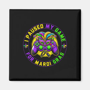 Íman Pausou Meu Jogo Para O Jogo Mardi Gras Mardi Gra