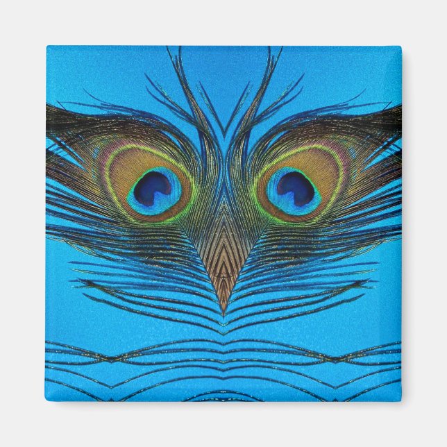 Íman pavão (Frente)