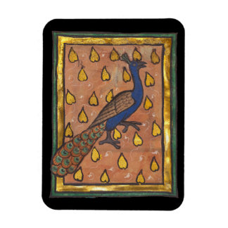 Íman Pavão do Bestiário Medieval c. 1270