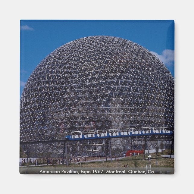 Íman Pavilhão Americano, Expo 1967, Montreal, Quebec, C (Frente)