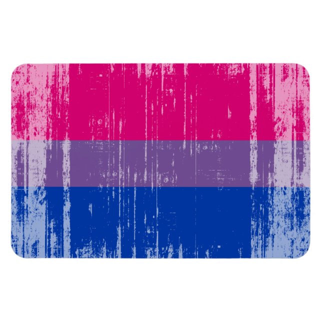 Íman PAVILHÃO BISEXUAL DISTRESSADO -.png (Horizontal)